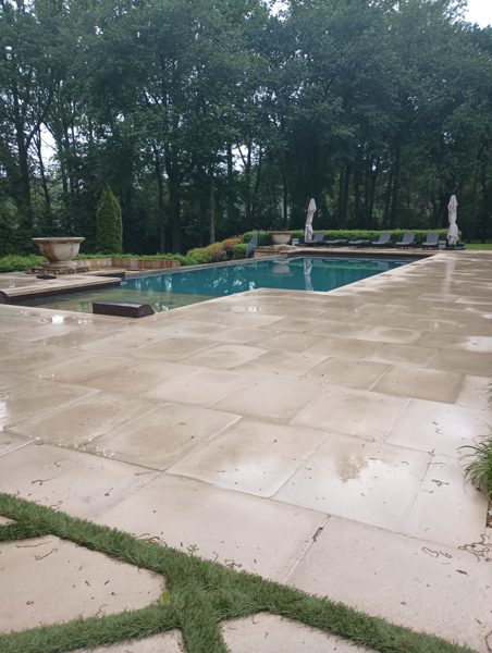 Stone Walkway — Outdoor & Hardscape project by NC Total Construction