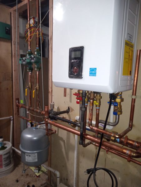 Tankless Water Heater — Plumbing & HVAC project by NC Total Construction